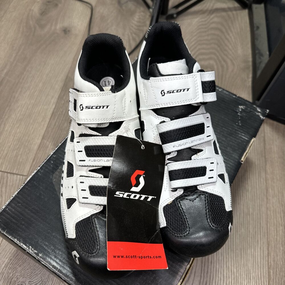 Scott Road Comp Lady Gloss White/Gloss Black Size 8 US 41 EU